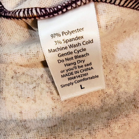 LuLaRoe L Madison Pockets purple and Orange A-Line Midi Skirt - Picture 4 of 5